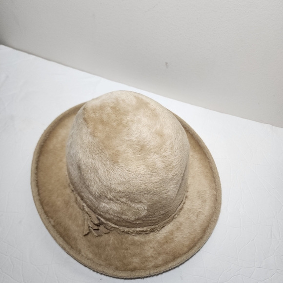 Stetson Imperial 59 7⅜  Long fur felt Fedora  Hat Tan - Picture 2 of 8